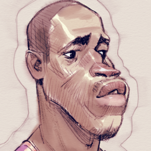 Live In Person Caricatures - 2 People (Colour)